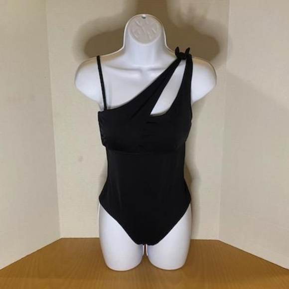 NEW BECCA Sadie Color Code Asymmetrical Swimsuit - Picture 5 of 7